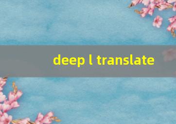 deep l translate